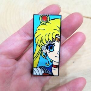 2/$20 Brand New Sailor Moon Rectangular Pin Brooch
